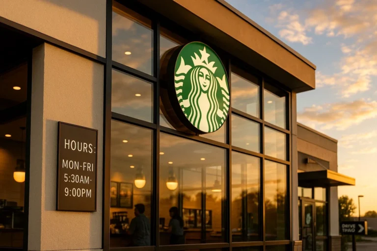 Starbucks Hours USA 2025